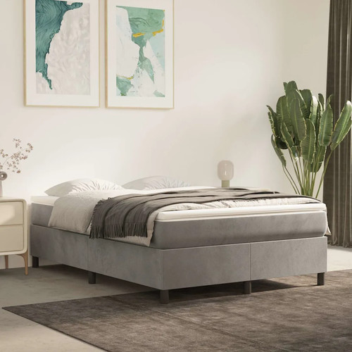 Vidaxl box spring bed - spring, frame