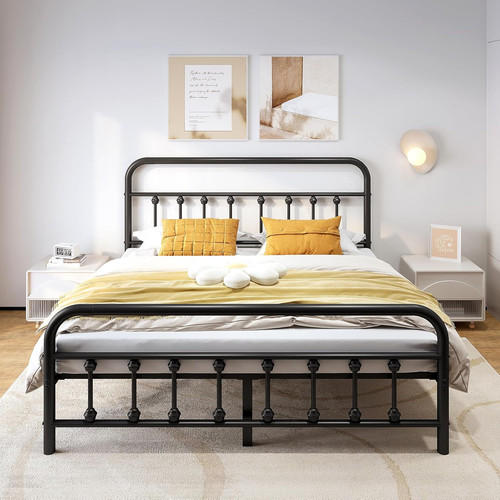 Queen metal bed - queen,