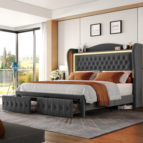 Queen size led - led, with